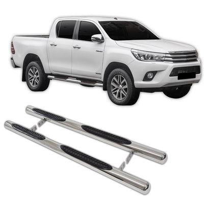 PEDANE SOTTOPORTA adatti per Toyota Hilux 2015-2022