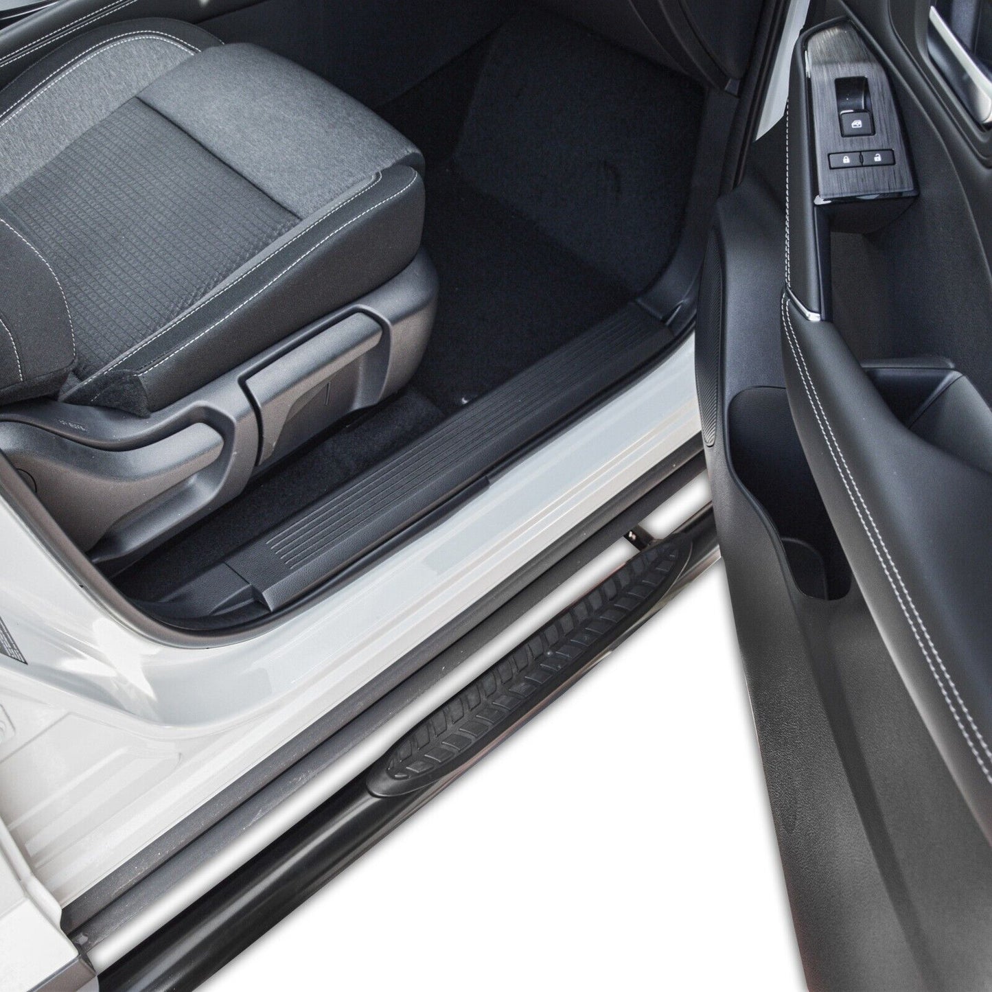 RUNNING BOARDS FOR NISSAN QASHQAI J12 from 2021 Black