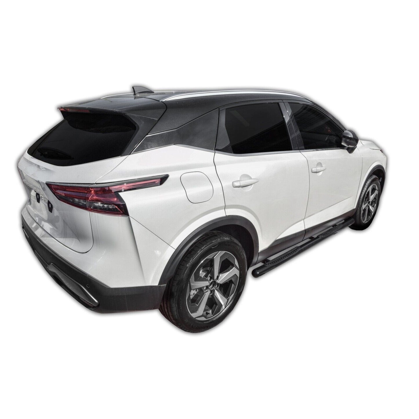 RUNNING BOARDS FOR NISSAN QASHQAI J12 from 2021 Black