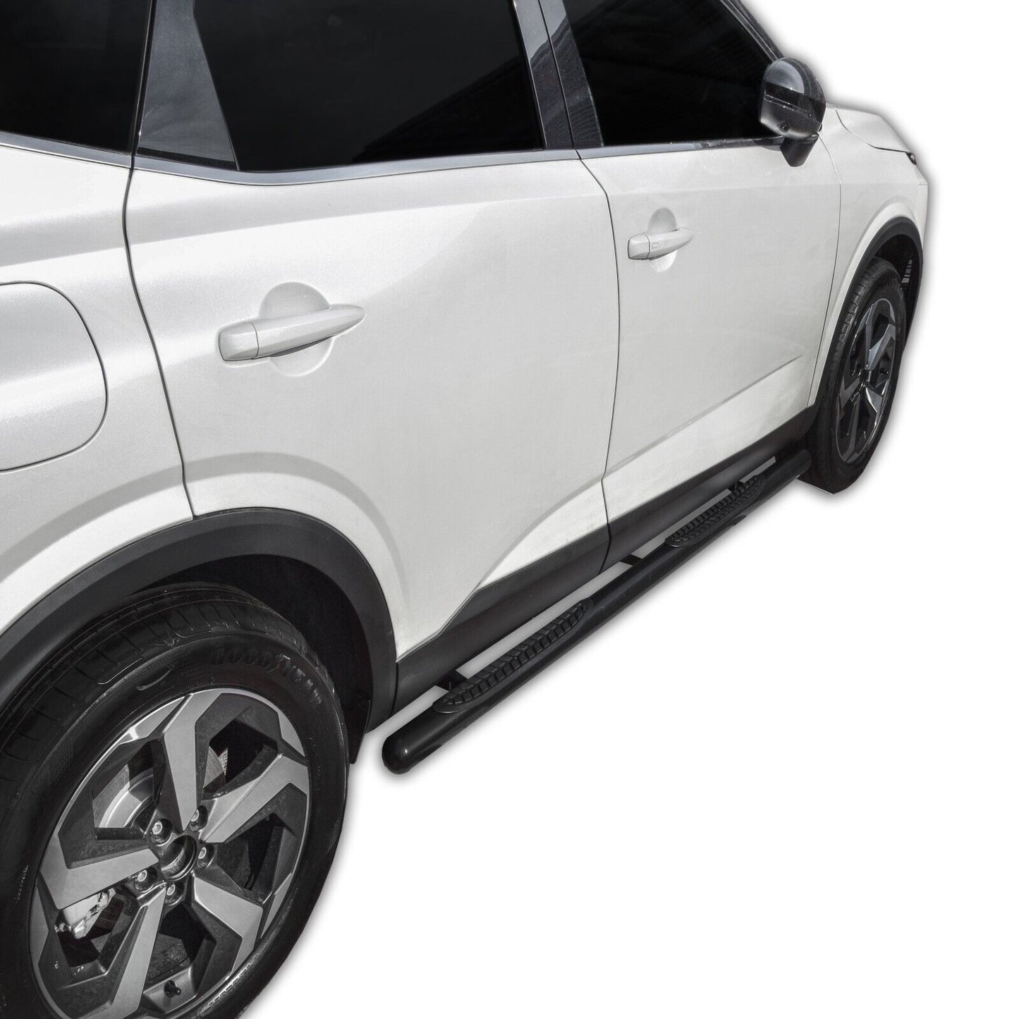 RUNNING BOARDS FOR NISSAN QASHQAI J12 from 2021 Black