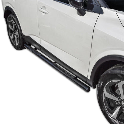 RUNNING BOARDS FOR NISSAN QASHQAI J12 from 2021 Black