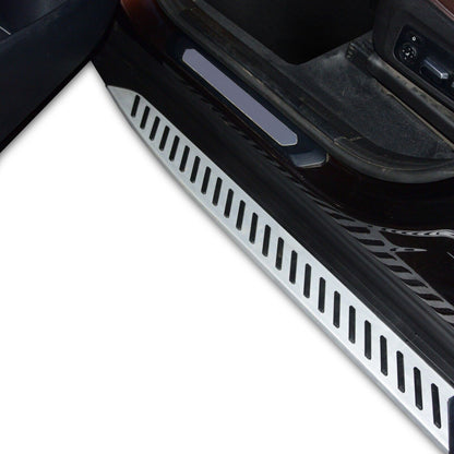PEDANE LATERALE SOTTOPORTA ALLUMINIO ADATTO PER BMW X3 G01 / X4 G02