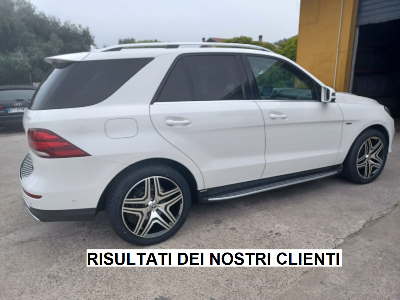 PEDANE LATERALI SOTTO PORTA MERCEDES GLE W166 2015-2018 TOP QUALITA' ALLUMINIO