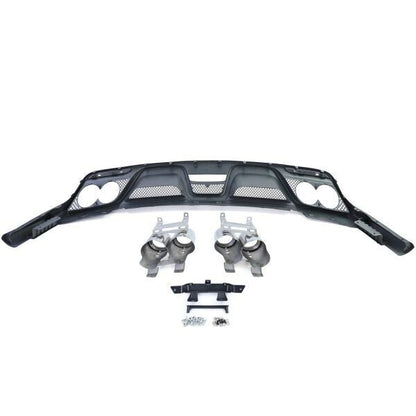 Rear Bumper Rear Diffuser Fit For Mustang 2015 - 2017