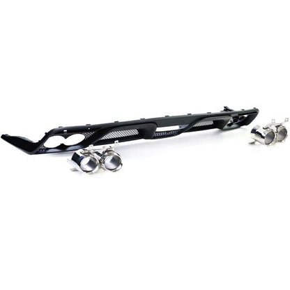 Rear Bumper Rear Diffuser Fit For Mustang 2015 - 2017