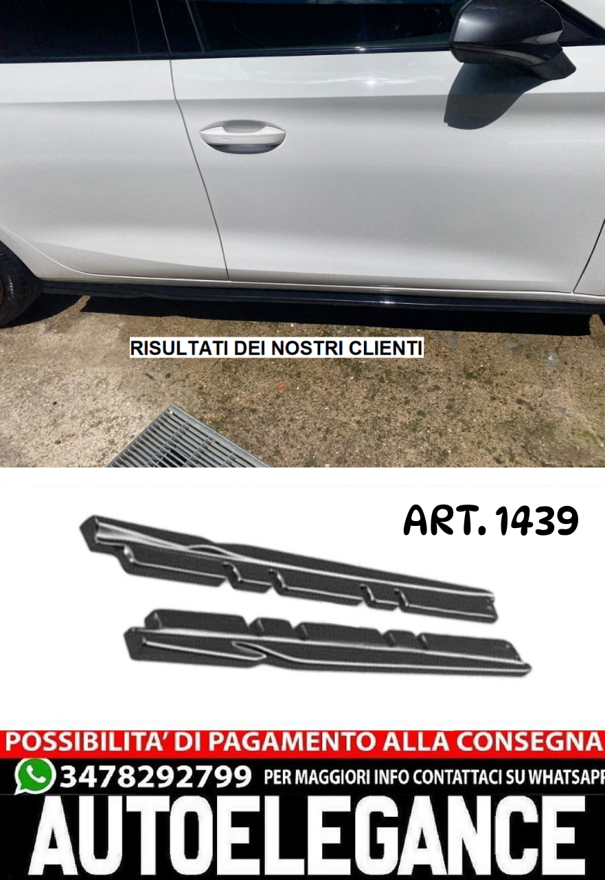 Side skirts suitable for SEAT Leon Fr Mk4 / CUPRA Leon 2020+ (2 Pcs) 