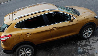NISSAN QASHQAI J11 13-16 SATIN ROOF BARS ALUMINUM ROOF RACK