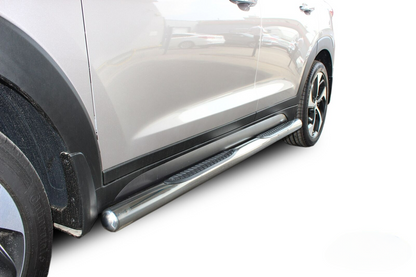 PEDANE LATERALE INOX ADATTO PER HYUNDAI TUCSON 2015 - 2020
