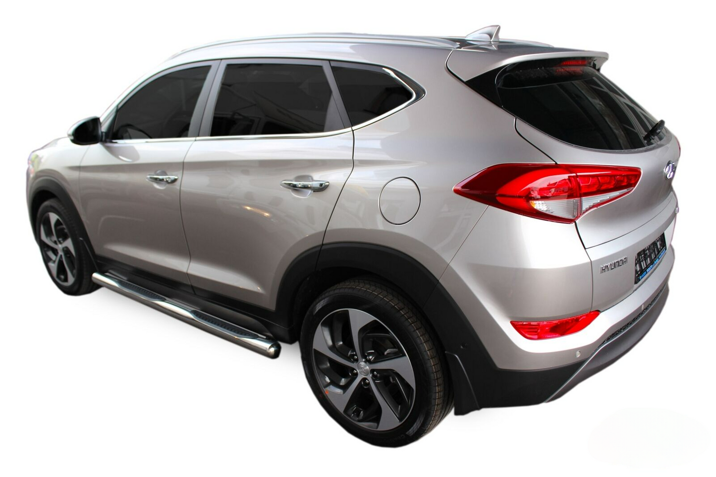 PEDANE LATERALE INOX ADATTO PER HYUNDAI TUCSON 2015 - 2020