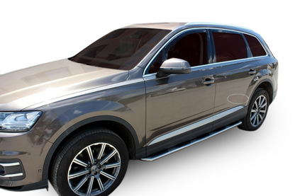 PEDANE LATERALE ALLUMINIO ADATTO PER AUDI Q7 dal 2015
