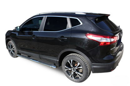 PEDANE SOTTOPORTA LATERALI PER NISSAN QASHQAI J11 2014-2018