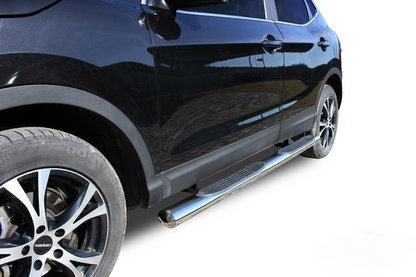 PEDANE SOTTOPORTA LATERALI PER NISSAN QASHQAI J11 2014-2018