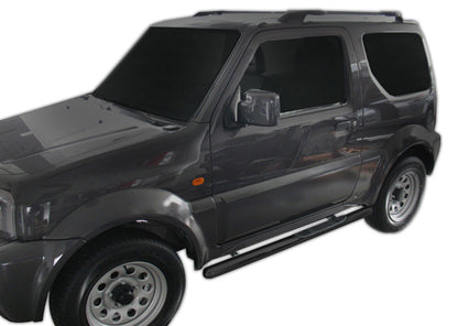 PEDANE LATERALI INOX ADATTI PER SUZUKI JIMNY 1998-2018 3 PORTE