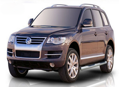 PEDANE LATERALI ALLUMINIO ADATTI PER VW TOUAREG 2002 - 2010