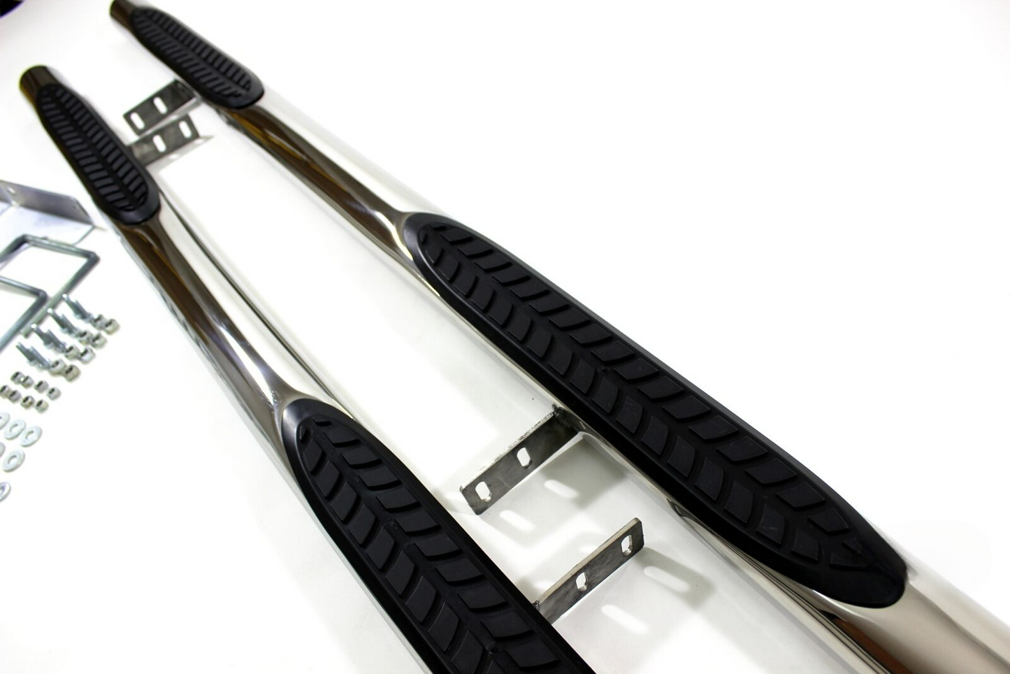 BARRE LATERALI PEDANE INOX per KIA SORENTO 2002-2008