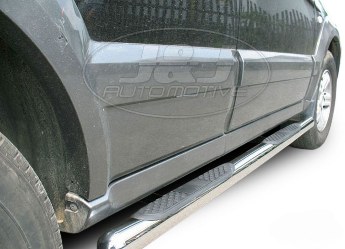 BARRE LATERALI PEDANE INOX per KIA SORENTO 2002-2008