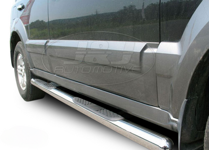 BARRE LATERALI PEDANE INOX per KIA SORENTO 2002-2008