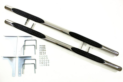 BARRE LATERALI PEDANE INOX per KIA SORENTO 2002-2008