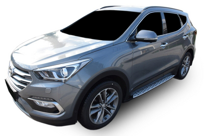 PEDANE LATERALI ADATTO PER HYUNDAI SANTA FE 2013 - 2018