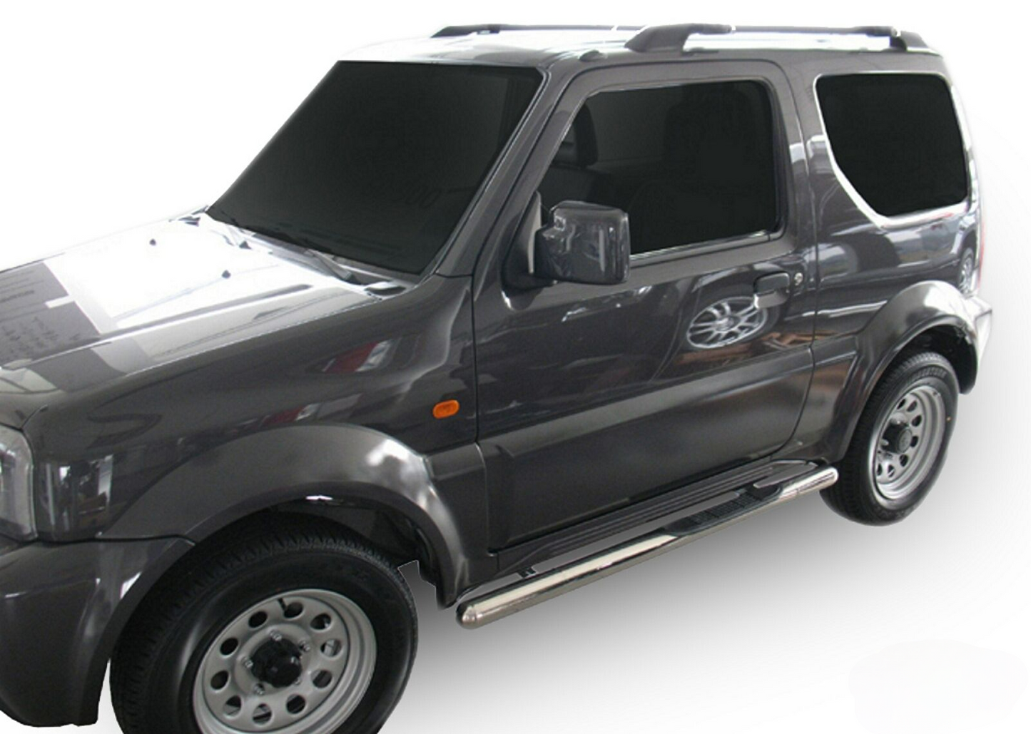 PEDANE LATERALI INOX per SUZUKI JIMNY 3 porte 1998-2018