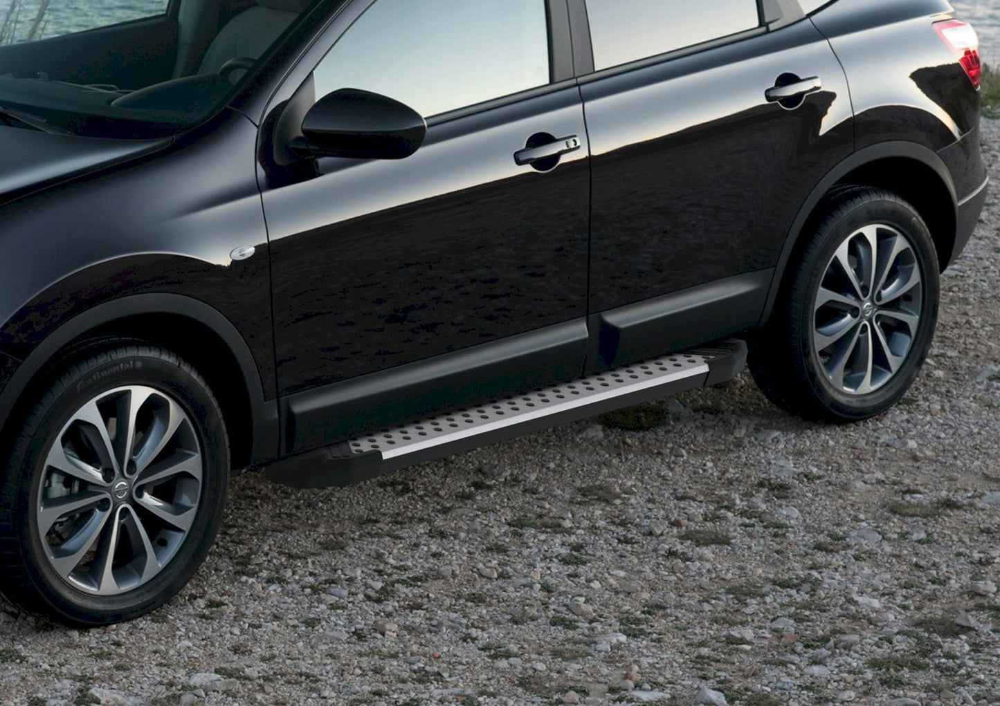 Pedane Laterale Alluminio adatto per Nissan Qashqai J11 2013 in poi