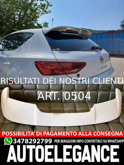 SPOILER DEL TETTO ADATTATO ALLA LEON 5F 5 PORTES 2012-2020 LOOK R300 ABS