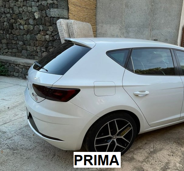 SPOILER DEL TETTO ADATTATO ALLA LEON 5F 5 PORTES 2012-2020 LOOK R300 ABS