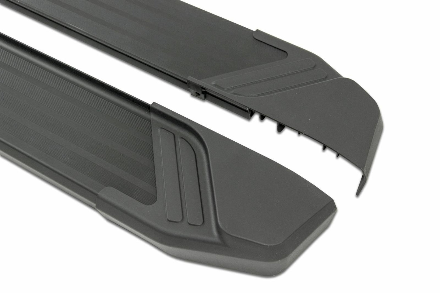 Pedane Laterale ALLUMINIO ADATTO per Kia Sportage 2010-2015 Basic Black