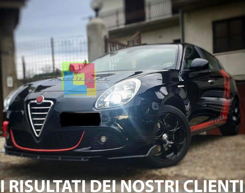 Splitter suitable for alfa romeo giulietta GLOSSY BLACK RS LOOK BLADE 