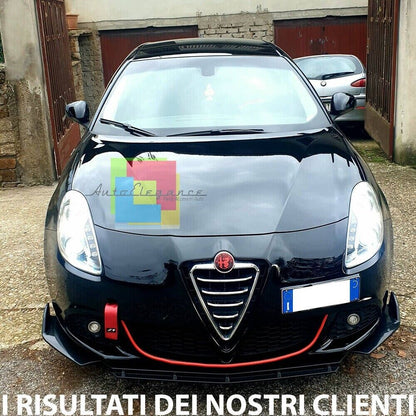 Splitter suitable for alfa romeo giulietta GLOSSY BLACK RS LOOK BLADE 