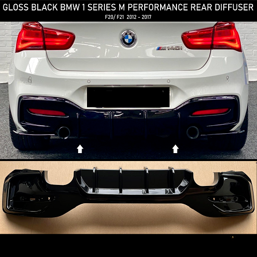 DIFFUSORE ADATTO PER BMW SERIE 1 F20 F21 2015 +
