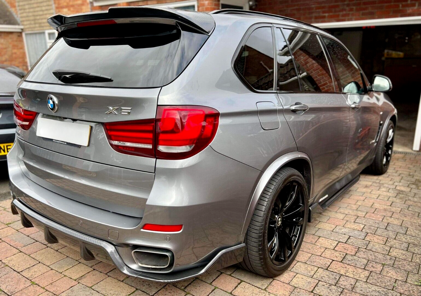 FRONT SPOILER SUITABLE FOR BMW X5 F15 CARBON LOOK TOP SPOILER 