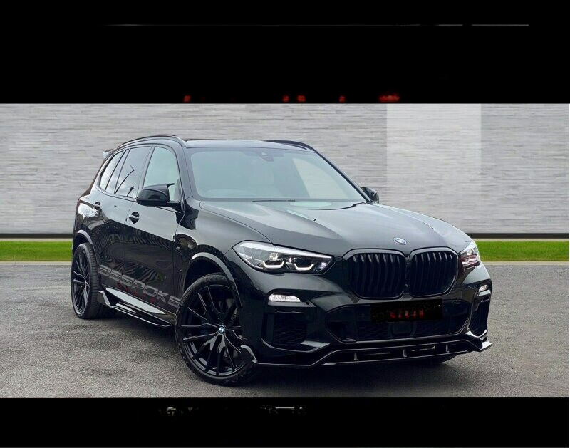 FRONT SPLITTER SUITABLE FOR BMW X5 G05 GLOSSY BLACK 