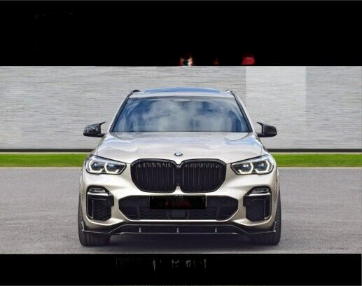 FRONT SPLITTER SUITABLE FOR BMW X5 G05 GLOSSY BLACK 