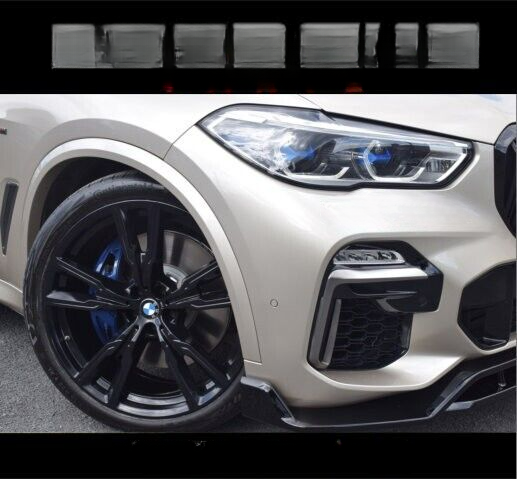 FRONT SPLITTER SUITABLE FOR BMW X5 G05 GLOSSY BLACK 