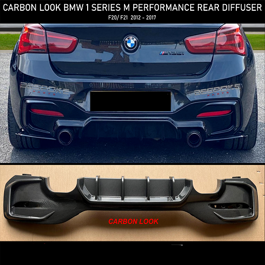 DIFFUSORE ANTERIORE ADATTO PER BMW SERIE 1 F20 F21 2015+ LCI 135/140 LOOK