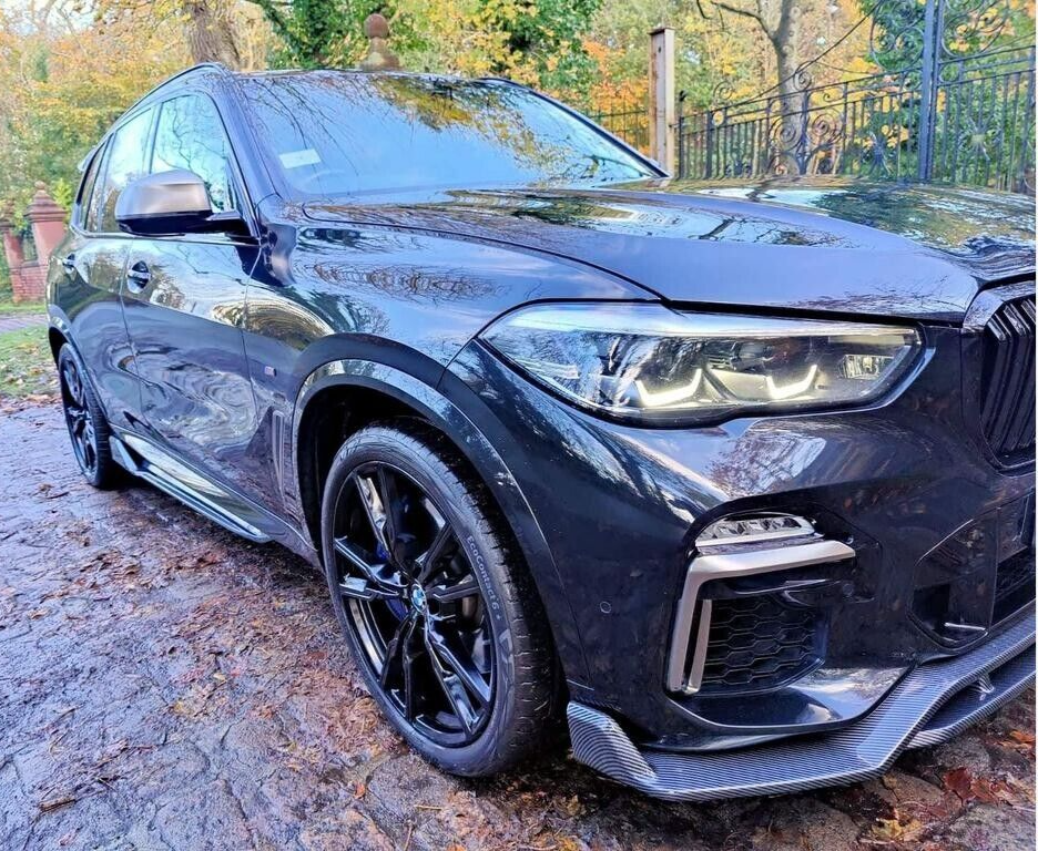 SPLITTER ADATTO PER BMW X5 F15 2013-2018 M STILE NERO LUCIDO