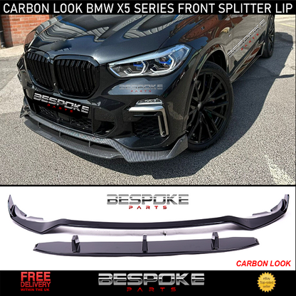 SPLITTER ADATTO PER BMW X5 F15 2013-2018 M STILE NERO LUCIDO