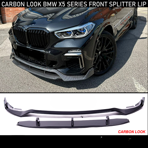 SPLITTER ADATTO PER BMW X5 F15 2013-2018 M STILE NERO LUCIDO