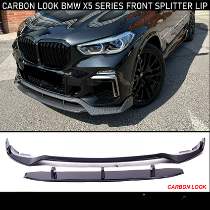 SPLITTER ADATTO PER BMW X5 F15 2013-2018 M STILE NERO LUCIDO