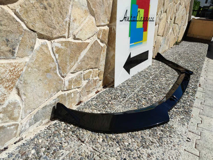 SPLITTER VW GOLF 8 VIII UNDER FRONT BUMPER ABS GLOSSY BLACK BLADE