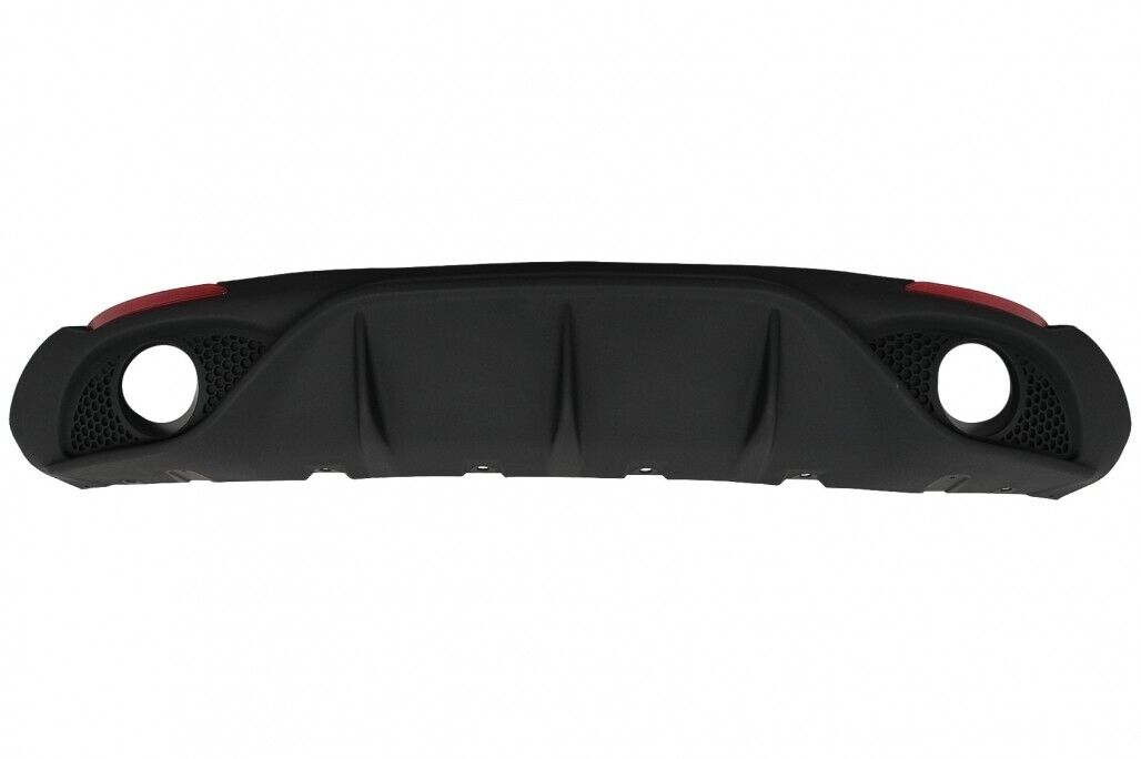 ✨DIFFUSORE DAM ADATTO PER ALFA ROMEO GIULIA LOOK VELOCE OPACO+TERMINALI CROMATI✨