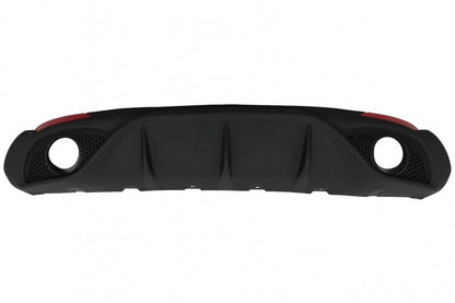 ✨DIFFUSORE DAM ADATTO PER ALFA ROMEO GIULIA LOOK VELOCE OPACO+TERMINALI CROMATI✨