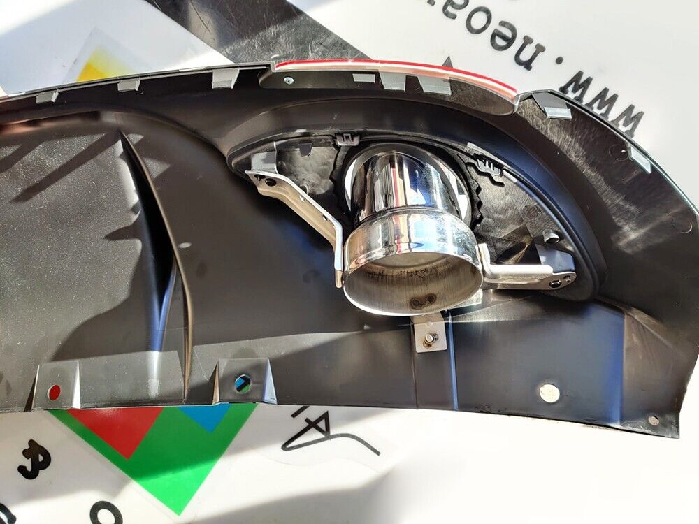 ✨DIFFUSORE DAM ADATTO PER ALFA ROMEO GIULIA LOOK VELOCE OPACO+TERMINALI CROMATI✨