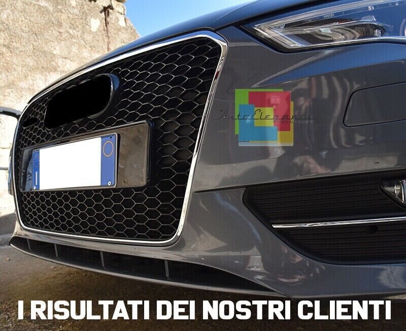 ⭐GRIGLIA DEL RADIATORE ANTERIORE AUDI A3 8V DAL 2012-2016 RS3 NIDO D'APE CROMATA