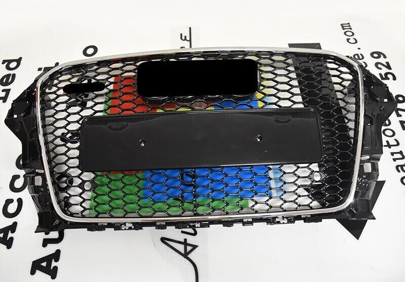 ⭐GRIGLIA DEL RADIATORE ANTERIORE AUDI A3 8V DAL 2012-2016 RS3 NIDO D'APE CROMATA