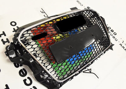 ⭐GRIGLIA DEL RADIATORE ANTERIORE AUDI A3 8V DAL 2012-2016 RS3 NIDO D'APE CROMATA