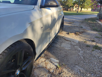 🔝BMW SERIE 1 F40 🔝LAME SOTTO MINIGONNE LATERALI SOTTOPORTA SPORTIVI ABS🔝