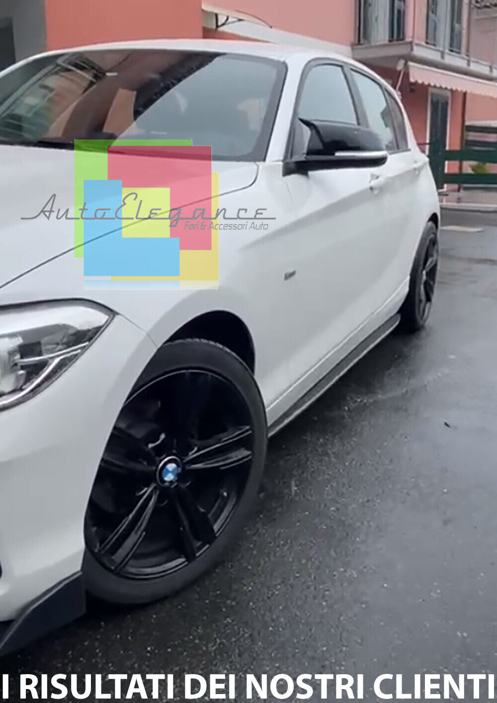 🔝BMW SERIE 1 F40 🔝LAME SOTTO MINIGONNE LATERALI SOTTOPORTA SPORTIVI ABS🔝