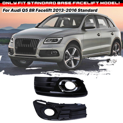 🔝GRIGLIA FENDINEBBIA ANTERIORE ADATTO PER AUDI Q5 FACELIFT 13-16 COPPIA STANDARD